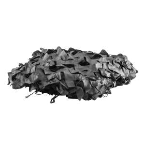 MFH Max Fusch álcaháló, 3x2 méteres, fekete, emberek, épületek, járművek vagy berendezések elrejtésére - Álcaháló