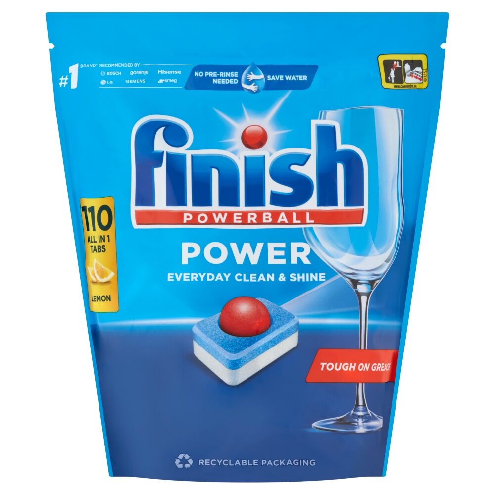 E-shop Finish Power All in 1 Lemon Tablety do Umývačky riadu 110ks + Dar...