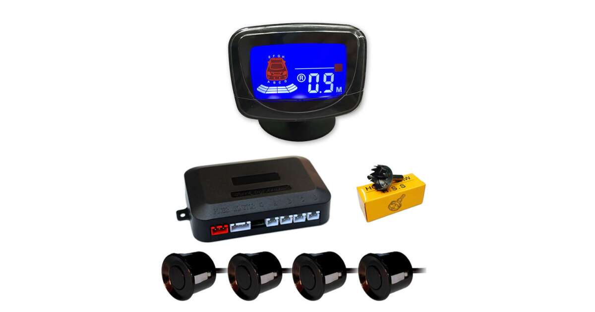 Profi 4 szenzoros tolatóradar LCD kijelzővel 74920966