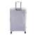 Walizka Dollcini Világjáró Bőrönd 28", szary, twarda, 4 kółka, obrót o 360 stopni, widok z tyłu
