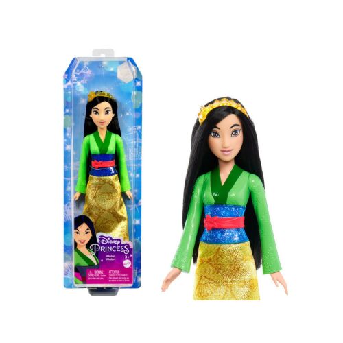 Disney Princess Mulan baba csillogó ruhában, csomagolva és kicsomagolva - Babázás