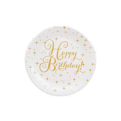 Sretan rođendan 6 komada papirnatih tanjura 23 cm 93277790