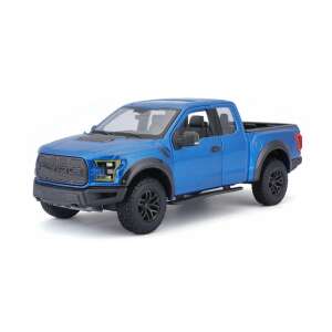 Maisto 1/24 méretarányú 2017 Ford F-150 Raptor fém modell teherautó, kék - Maisto Tech
