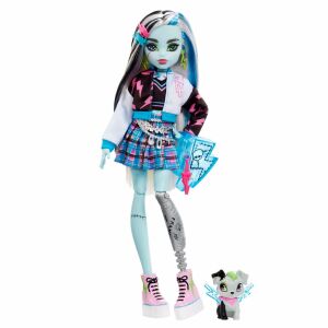 Monster High Frankie Stein baba kisállattal és kiegészítőkkel - Mattel