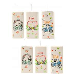 Set de 6 umidificatoare de aer din ceramică cu design de bicicletă pentru calorifer - Umidificatoare, Concentrator de oxigen, Aparate masaj pentru picioare și Încălzitoare electrice pat