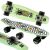 ReDo green skateboard with pineapple design, multiple angles