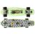 ReDo green skateboard with pineapple design, top and bottom view
