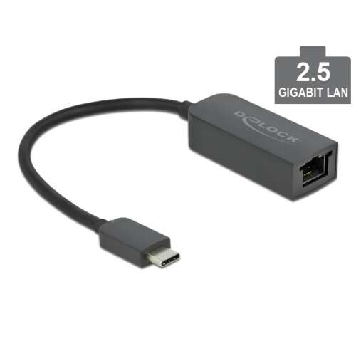 Delock USB Typ-C auf 2,5 Gigabit LAN Adapter