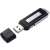 iUni SpyMic STK98 USB stick voice recorder, black, 8GB, with cap