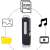 iUni SpyMic STK98 USB stick voice recorder, black, 8GB, usage examples