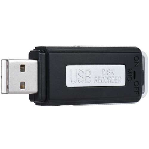 USB стик за запис на глас iUni SpyMic STK98, черен, 8GB