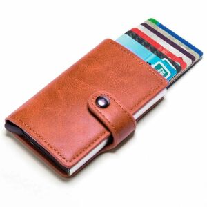 iUni P2 Braun Schokolade RFID Geldbörse mit Kartenfächern - IUni