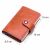 iUni P2 Brown RFID Wallet Dimensions