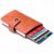iUni P2 Brown RFID Wallet with Cards Partially Extracted