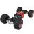 iUni 2168A Off Road Climbing RC Auto, červeno-čierne, pohľad z uhla zozadu