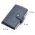 iUni P2 Dark Blue RFID Wallet with Dimensions