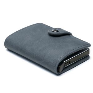 Portofel RFID iUni P2 Albastru Închis, vedere în unghi - Portofele pentru bărbați