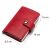 iUni P2 Dark Red RFID Wallet dimensions