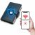 iUni P2 Blue RFID Wallet, contactless payment protection