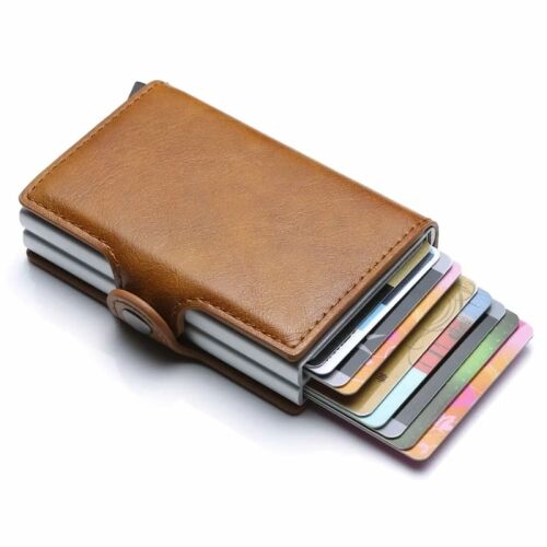 iUni P3 RFID Wallet, 2 compartments 6 cards, Brown 135444961
