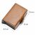 iUni P3 RFID Wallet, 2 compartments 6 cards, Brown 135444961