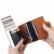 iUni P3 RFID Wallet, 2 compartments 6 cards, Brown 135444961