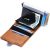 iUni P3 RFID Wallet, 2 compartments 6 cards, Brown 135444961