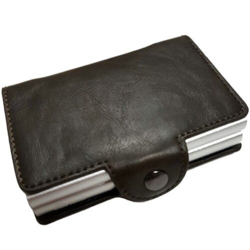 iUni P3 RFID Wallet, 2 compartments 6 cards, Dark Brown 145224911