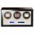 iUni Luxury Mahogany 3-Watch Winder with LCD Display