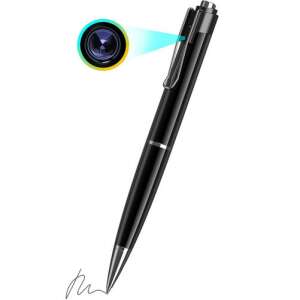 iUni PX8 Spionage-Stift Kamera, Full HD, schwarz, versteckte Kamera, Video- und Audioaufzeichnung - IUni