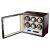 Open iUni Luxury 6-Watch Winder Displaying Interior