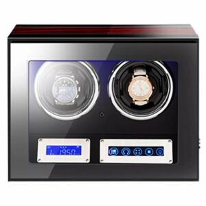 iUni Luxury Double Watch Winder for Automatic Watches - Dressing Accessory