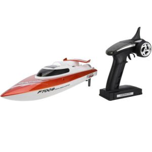 Лодка за дистанционно iUni FT009 Top Speed Racing Flipped Boat, Оранжев 144453428 - IUni