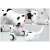 Robot Catel interactiv iUni Smart-Dog, telecomanda cu 24 comenzi, Alb-Negru 96338237