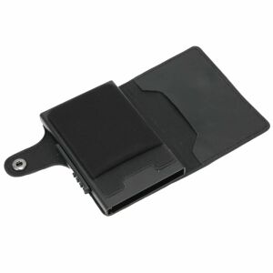 Open iUni P4 RFID Wallet with Card Slots and Money Clip - Men's Wallet