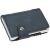Angled view of iUni P4 Dark Blue RFID Wallet