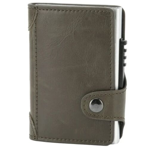 iUni P4 Dark Brown RFID Blocking Wallet
