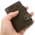 iUni P4 Dark Brown RFID Wallet in Hand