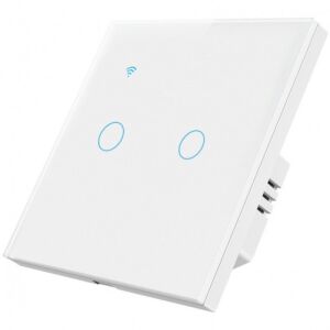 iUni 2F Smart Touch Switch, Wi-Fi, gehärtetes Glas, LED 141391949 - IUni