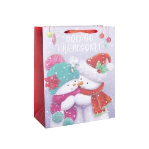 Pungă cadou de Crăciun cu design de om de zăpadă, 26x32cm - Nonbrand Pungi cadou