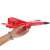 iUni FX820 remote control airplane, SU-35 model, red, in hand