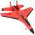 iUni FX820 remote control airplane, SU-35 model, red