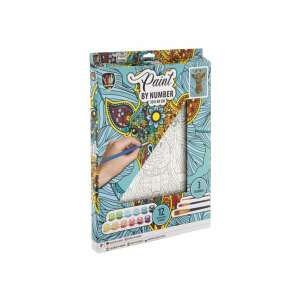 Set de pictură după numere, girafa, 30x40 cm, 12 culori, de la Crown, fața cutiei - Grafix