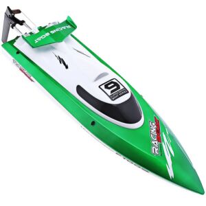 Barca cu telecomanda si 2 acumulatori iUni FT009i Top Speed Racing Flipped Boat, Verde 144362742 - IUni