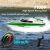iUni FT009i Top Speed Racing Flipped Boat, with remote control and 2 batteries, green 144362742