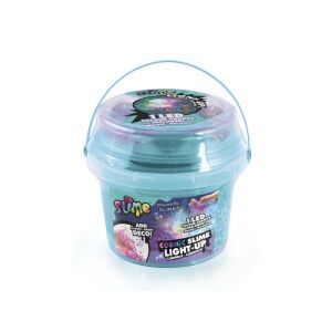 Slime Cosmic luminos Teal în găleată - Slime