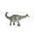 Mojo Őskor Deluxe Brontosaurus dinoszaurusz figura hátulról