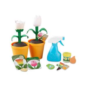Melissa & Doug Let's Explore Virágkertészkedés Játék Szett két virágcseréppel, öntözőkannával és egyéb kiegészítőkkel - Melissa & Doug