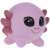 Flockies S2 collectible figure - Alan the axolotl, pink plush toy with big eyes
