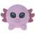 Flockies S2 collectible figure - Alan the axolotl, pink plush toy with big eyes